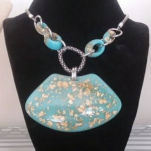 Necklace and earrings